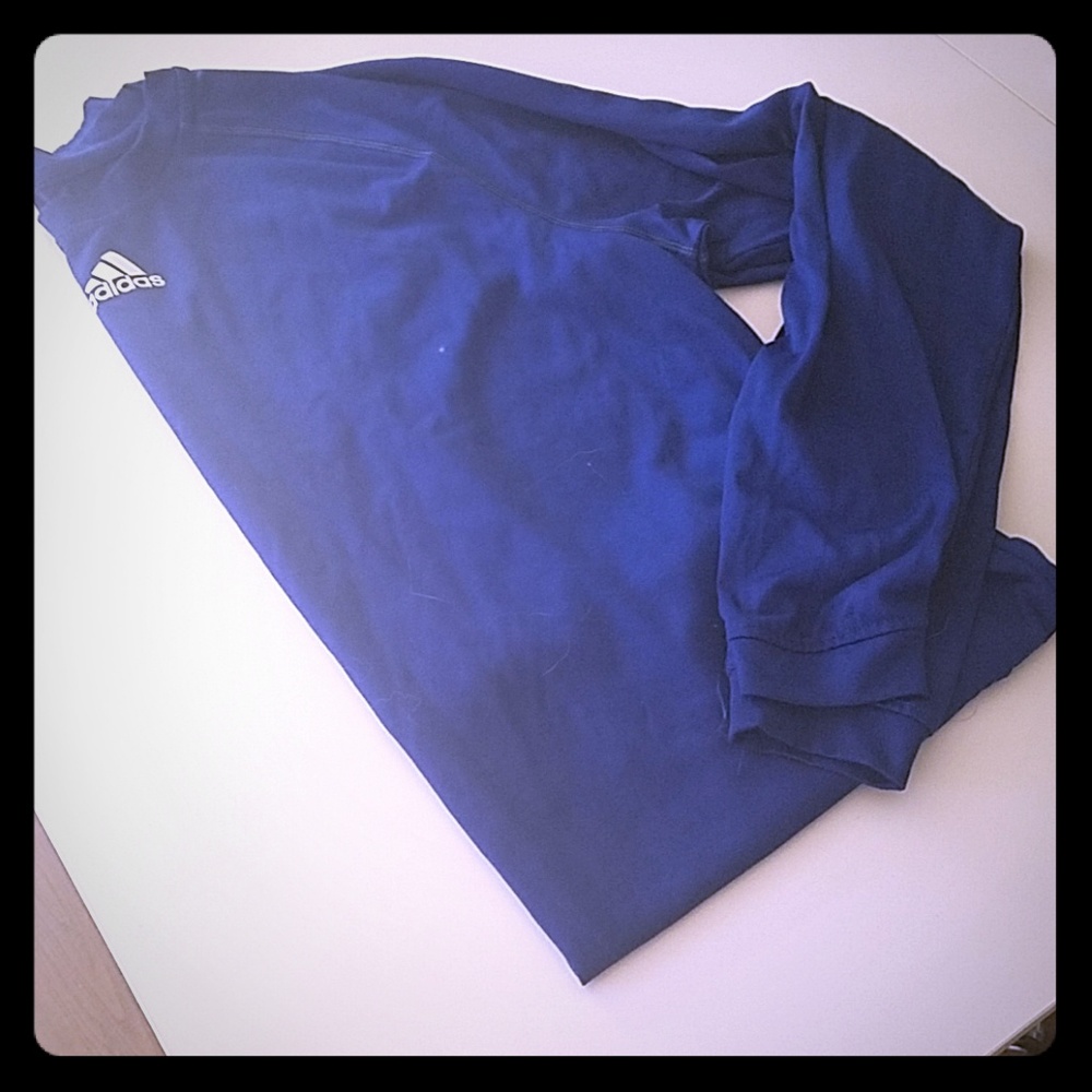 Long Sleeve Adidas Climalite Tee